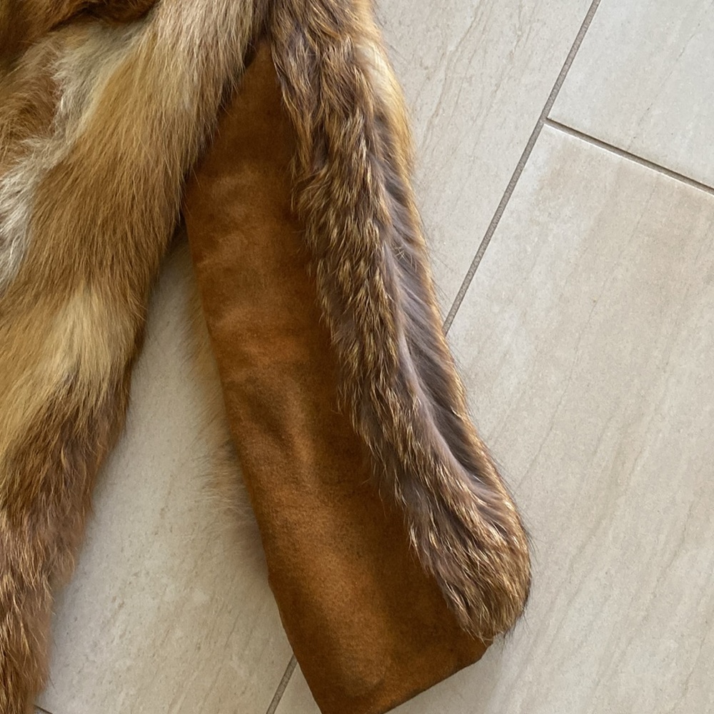 Vintage natural red fox coat - Picture 4 of 14